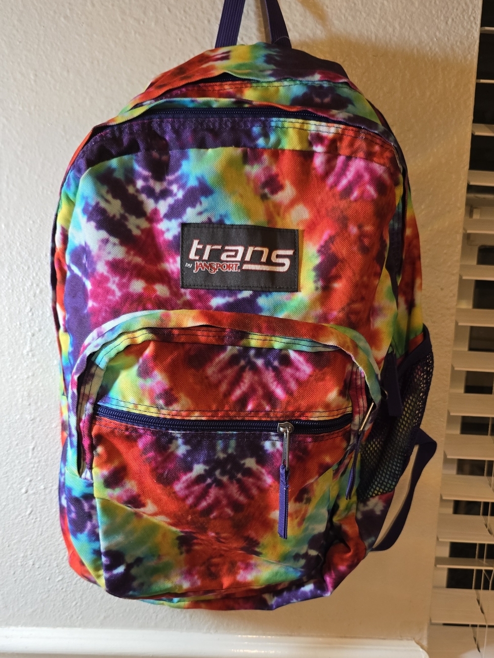 Multi-colored tie Dye Backpack